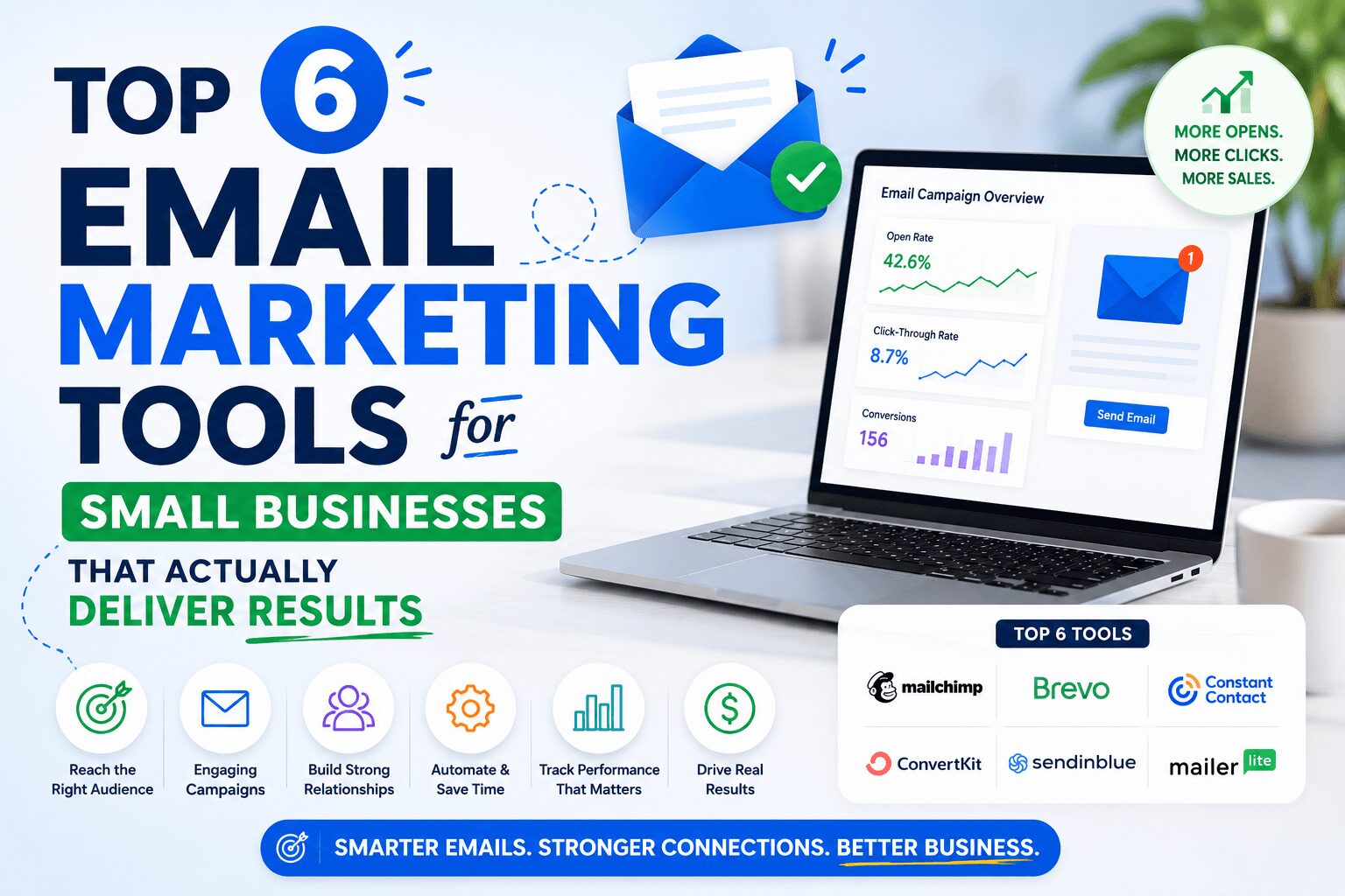 Top 6 Email Marketing Tools for Small Businesses That Actually Deliver Results